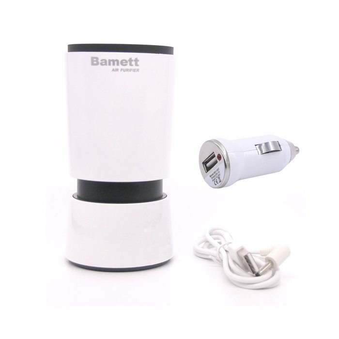 Bamett Car Air Purifier, Anion Air Purifier Car Purifier Oxygen Bar for Car, Air Cleaner, Remove Smoke, Bacteria... N9