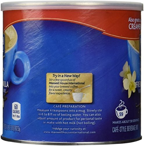 Maxwell House International Cafe ~ French Vanilla Coffee Drink Mix, 29 Ounce N4