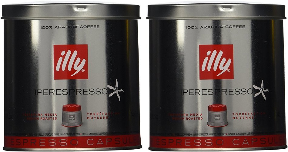 illy iperEspresso Capsules Medium Roasted Coffee, 5-Ounce, 21-Count Capsules N4