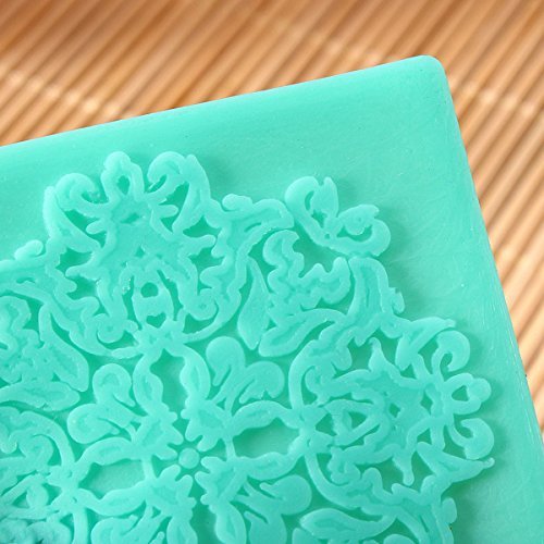 "Flower Shapes Fondant Silicone Mould Lace Mold" shopping N4