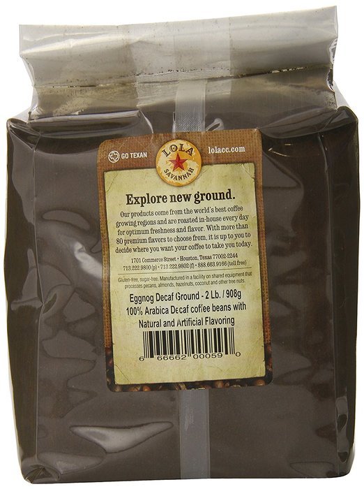 Eggnog, Ground, Decaf, 2 Pound