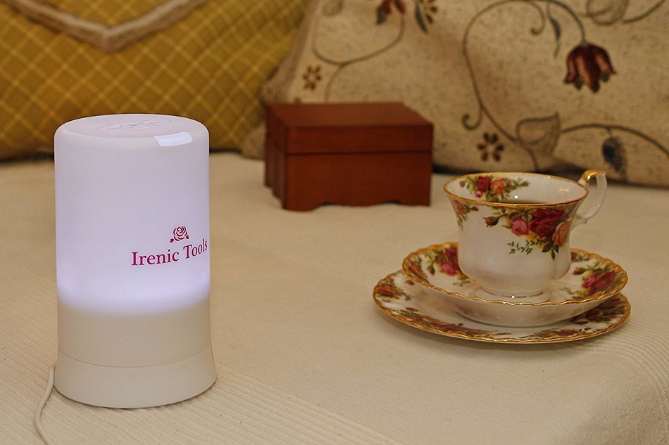 Irenic Essential Oil Diffuser Cool Mist Aroma Humidifier with Color LED Lights
