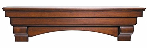 Auburn Fireplace Mantel Shelf Finish: Cherry Distressed, Shelf Length: 48"
