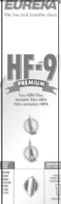 EnviroCare Technologies Odor Neutralizing HEPA Filter with Activated Charcoal Eureka HF-9 # 60285F Fits Series... N2