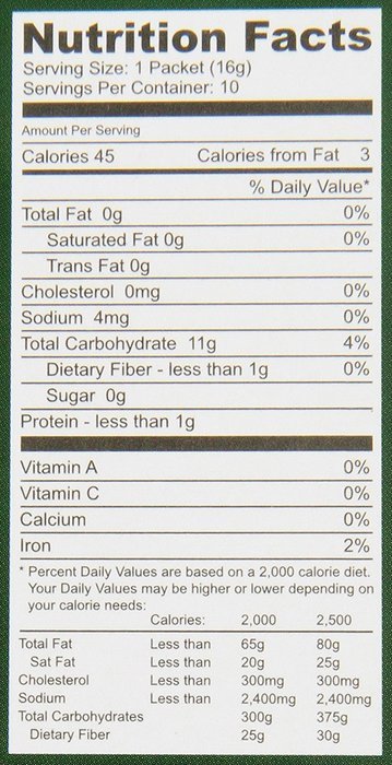 Nature's Guru Instant Unsweetened Chai, Cardamom, 10-Count N4