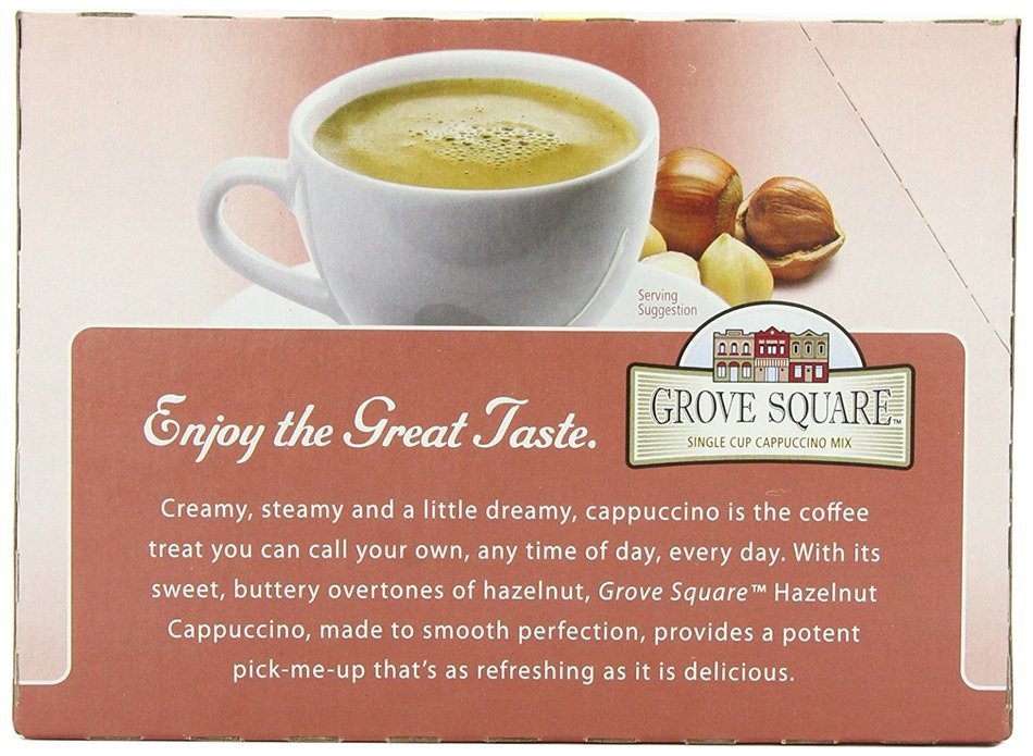 Grove Square Cappuccino, French Vanilla, 24 Count Single Serve Cups N51