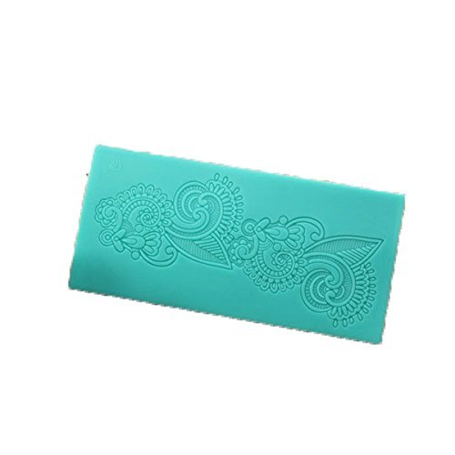 "dipshop Lace Silicone Fondant Mold Cake Decorating Mould Gumpaste Sugarpaste Mold FDA LFGB 960390" shopping N3