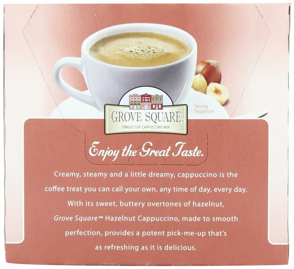 Grove Square Cappuccino, French Vanilla, 24 Count Single Serve Cups N60