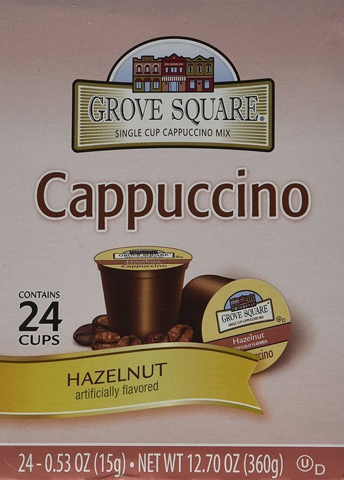 Grove Square Cappuccino, French Vanilla, 24 Count Single Serve Cups N65