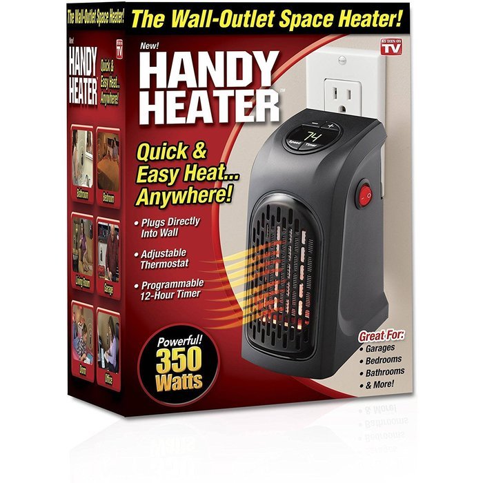 Commart As Seen on TV Handy Heater Heat Warm Warmer RV Bathroom Ships from USA