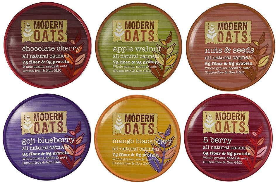 Modern Oats Apple Walnut Oatmeal, 2.6 Ounce (Pack of 12) N2