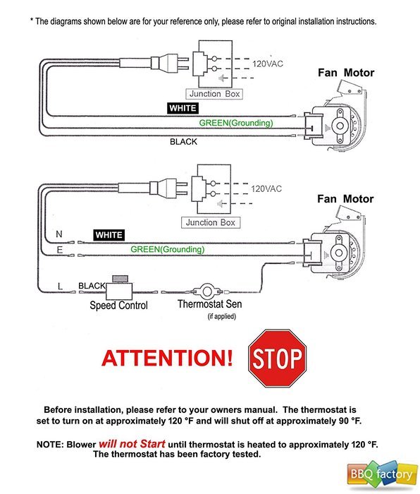 bbq factory BLOTSDV, BLOTBLDV, UZY4 Replacement DUAL Fireplace Blower Fan KIT for Monessen Hearth Systems, Vermont... N2