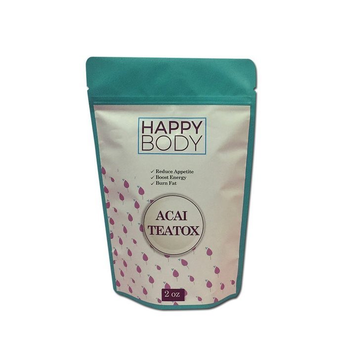 Happy Body Acai Teatox Detox Tea &ndash; Slimming Tea for Natural, Healthy Weight Loss &ndash; Herbal Powder &ndash; Appetite Suppressant...