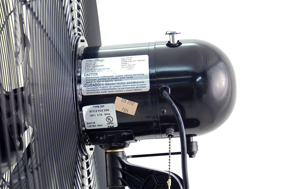 Air King 9175 30-Inch Industrial Grade Oscillating Pedestal Fan N3