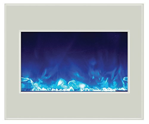 Amantii ZECL-30-3226-WHTGLS Electric Fireplace N3