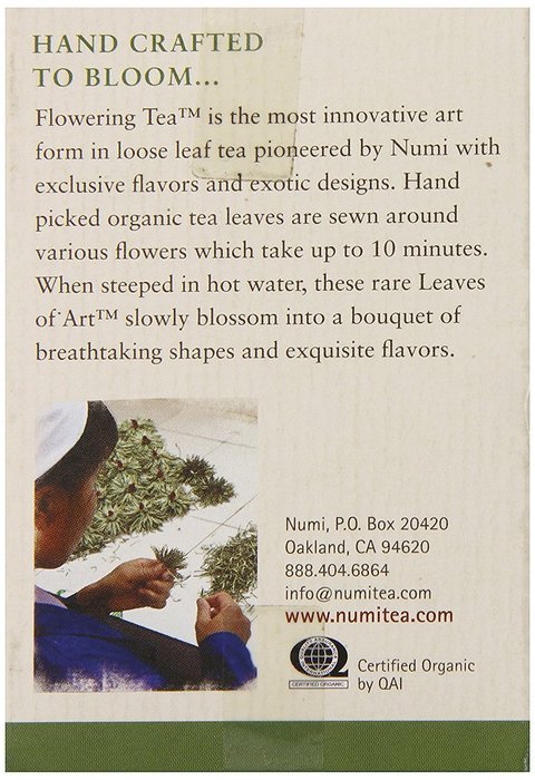 Numi Organic Tea Enchanted Blossoms Refill, Flowering Tea Variety Pack, 1.41 Ounce N10