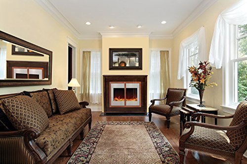 Amantii ZECL-30-3226-WHTGLS Electric Fireplace N4