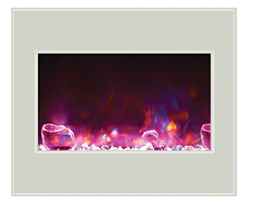 Amantii ZECL-30-3226-WHTGLS Electric Fireplace N5