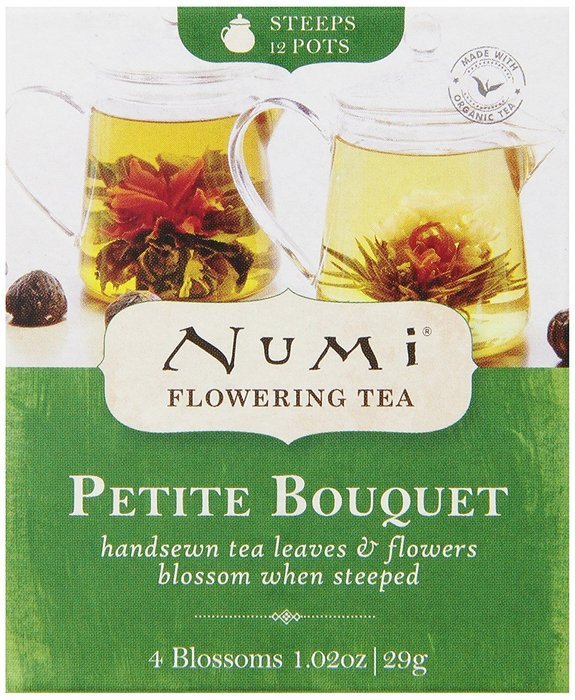Numi Organic Tea Enchanted Blossoms Refill, Flowering Tea Variety Pack, 1.41 Ounce N12