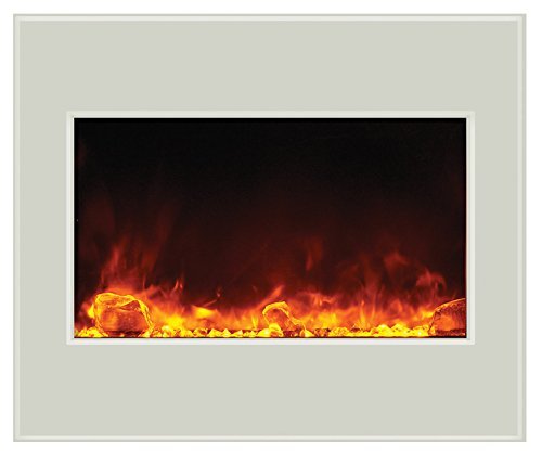 Amantii ZECL-30-3226-WHTGLS Electric Fireplace N6