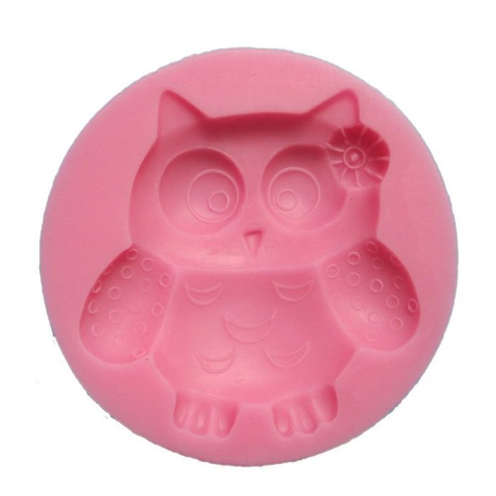Allforhome Carton Owl Shape Cake Fondant Molds Silicone Candle Sugar Craft Tools Chocolate Moulds