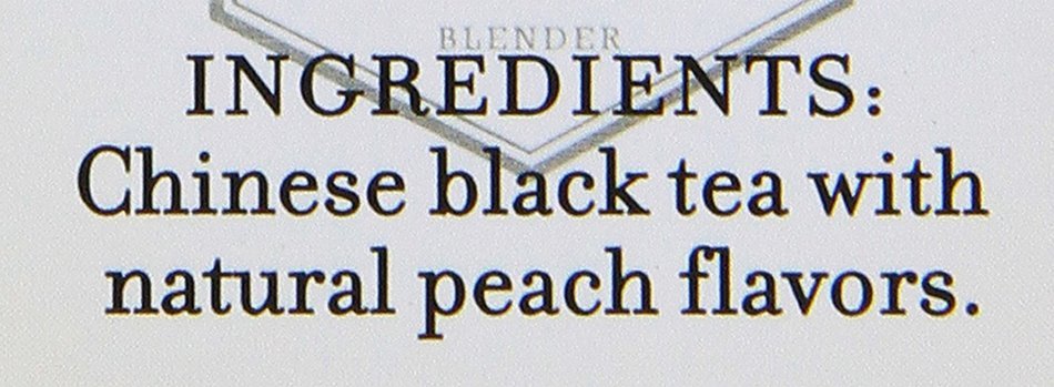 Harney & Sons Black Iced Tea, Peach, 6 Tea Bags N3