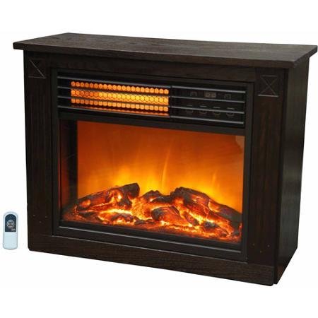 Lifezone Compact Infrared Fireplace with Heater Function, SGH-2001FRP13