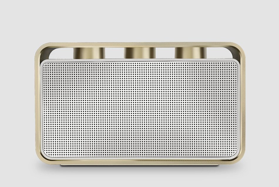 RAPOO | A600-GLD Bluetooth 4.0 Portable NFC Speaker - GOLDEN N3