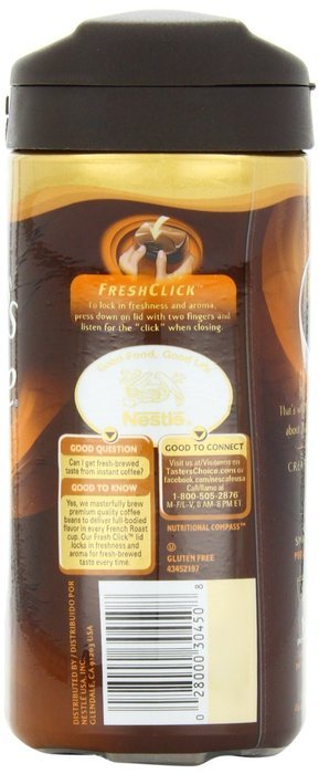 Nescafe Taster's Choice French Roast Instant Coffee, 7-Ounce Canisters (Pack of 3) N3