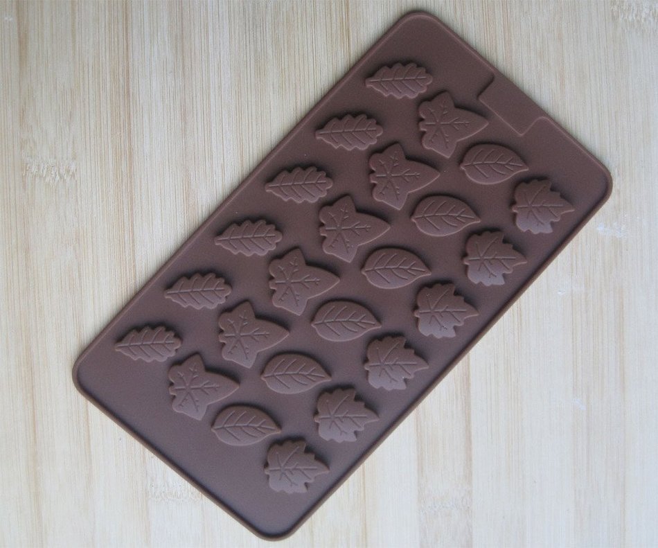 Yunko 5pcs/Set-24 Cavities DIY Chocolate Molds Tools Silicone Cake Chocolate Ice Cube Fondant Molds(number,letter... N5