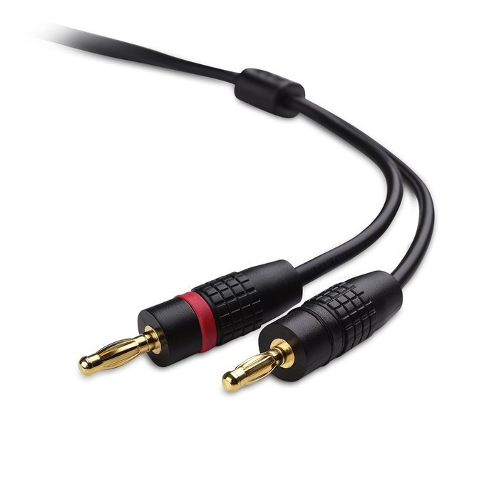 Cable Matters 12 AWG Speaker Cable with Gold Plated Banana Plug Connectors 6 Feet N6