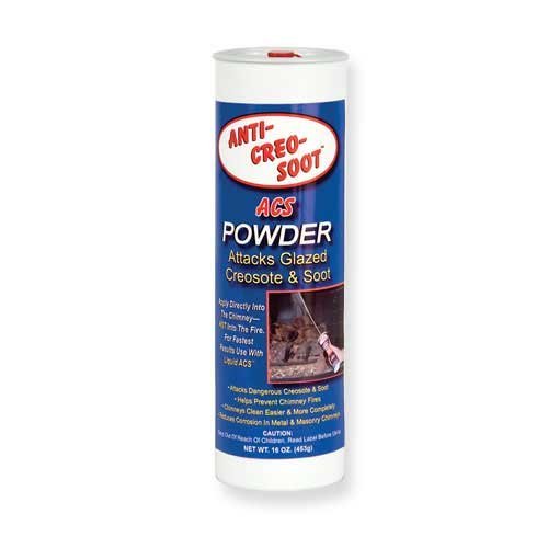 ACS Powder Creosote Remover Destroys Glazed Creosote and Soot From Chimney's With Ease