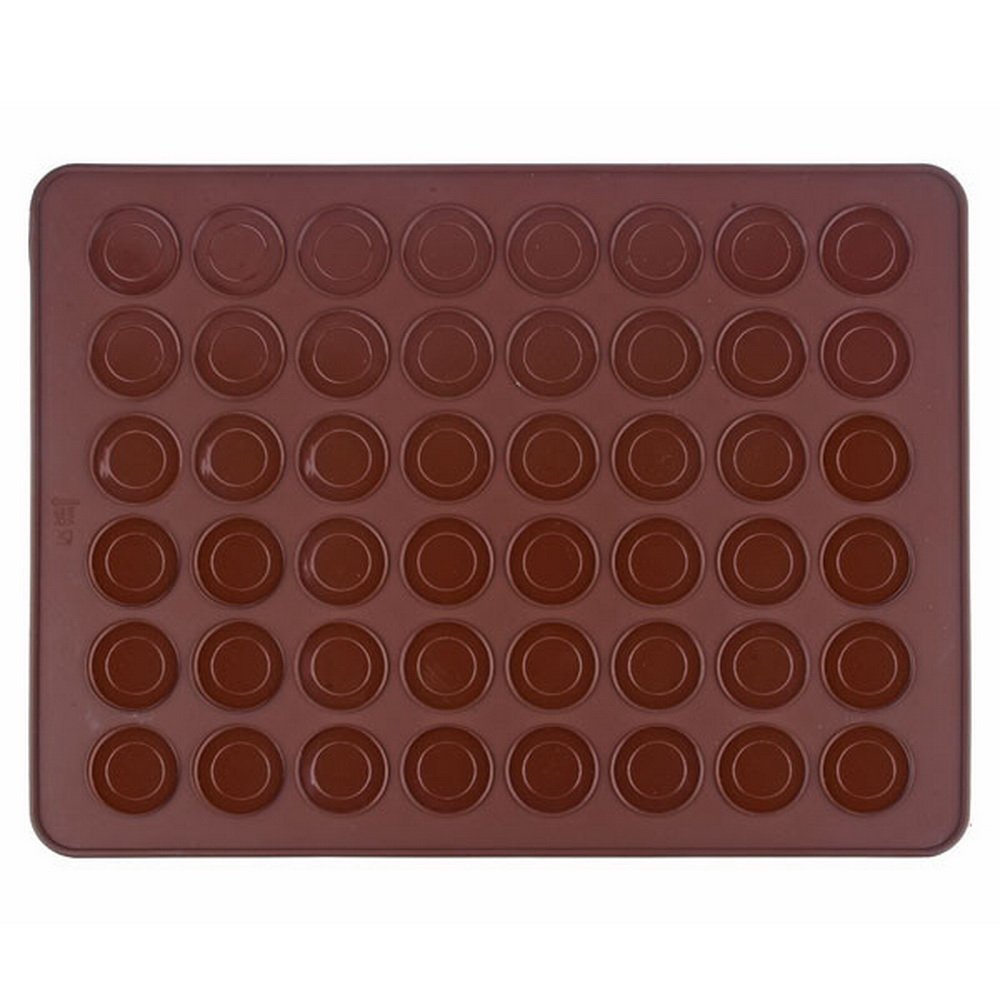 Tappetino Per Macaron 48 Cavità In Silicone – Stampo Antiaderente 39x28,5 Cm