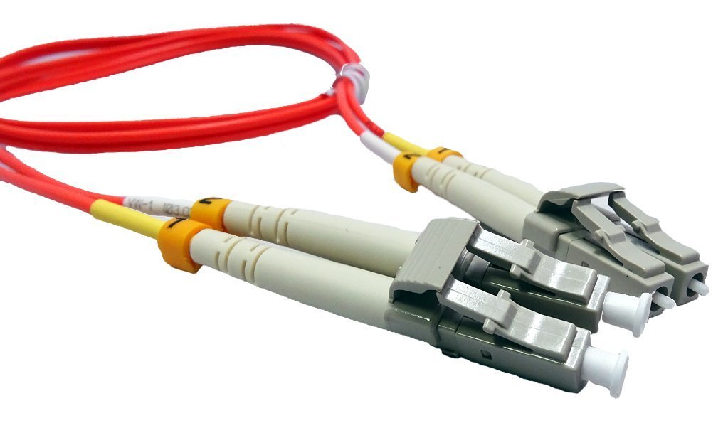Cavo Fibra Ottica Duplex Multimodale 1 Metro, 62.5/125, Per Connessioni Ad Alta Velocità