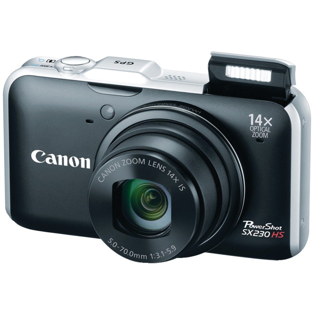 Canon PowerShot SX230 HS 12.1 MP CMOS Digital Camera with 14x Image ...