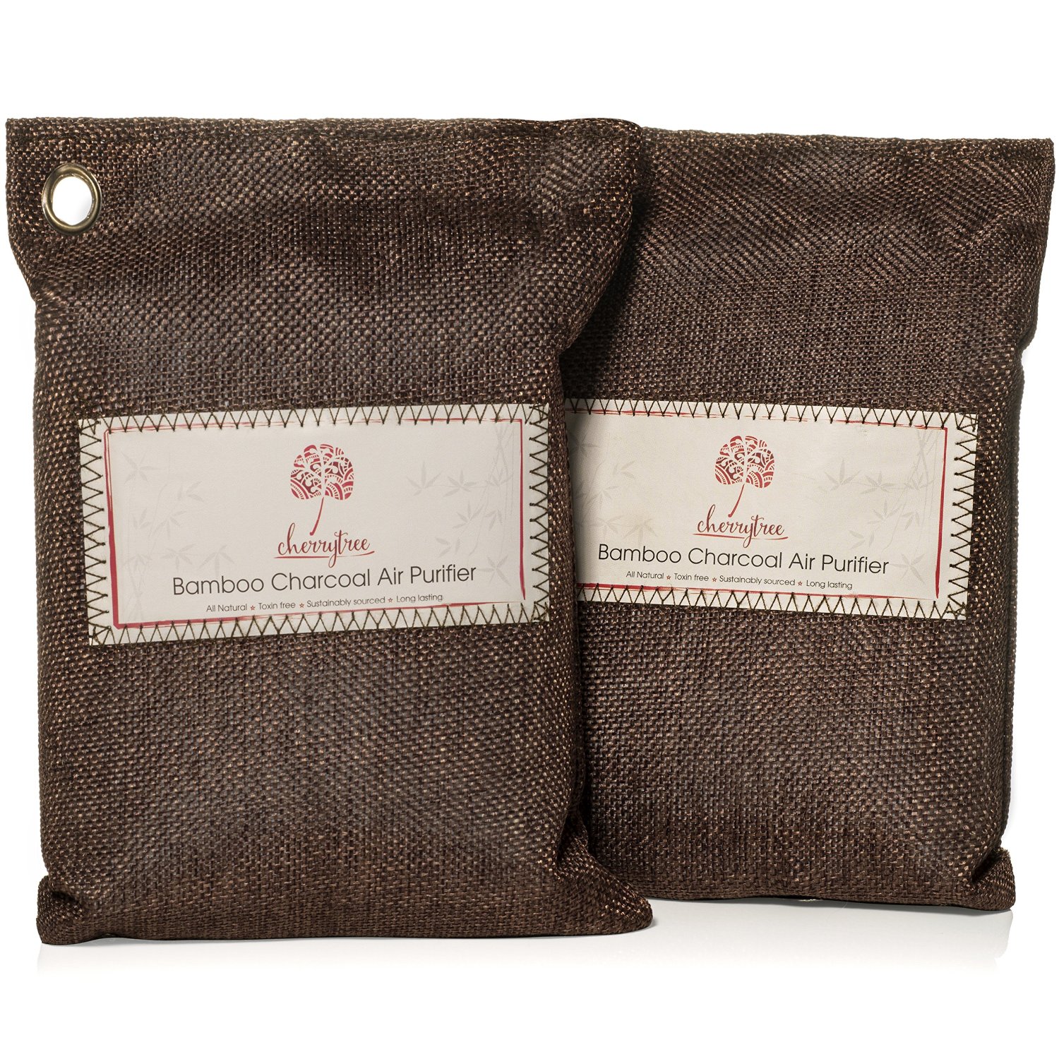 Bamboo Charcoal Air Purifier bags (2 x 8 oz bags). Natural air