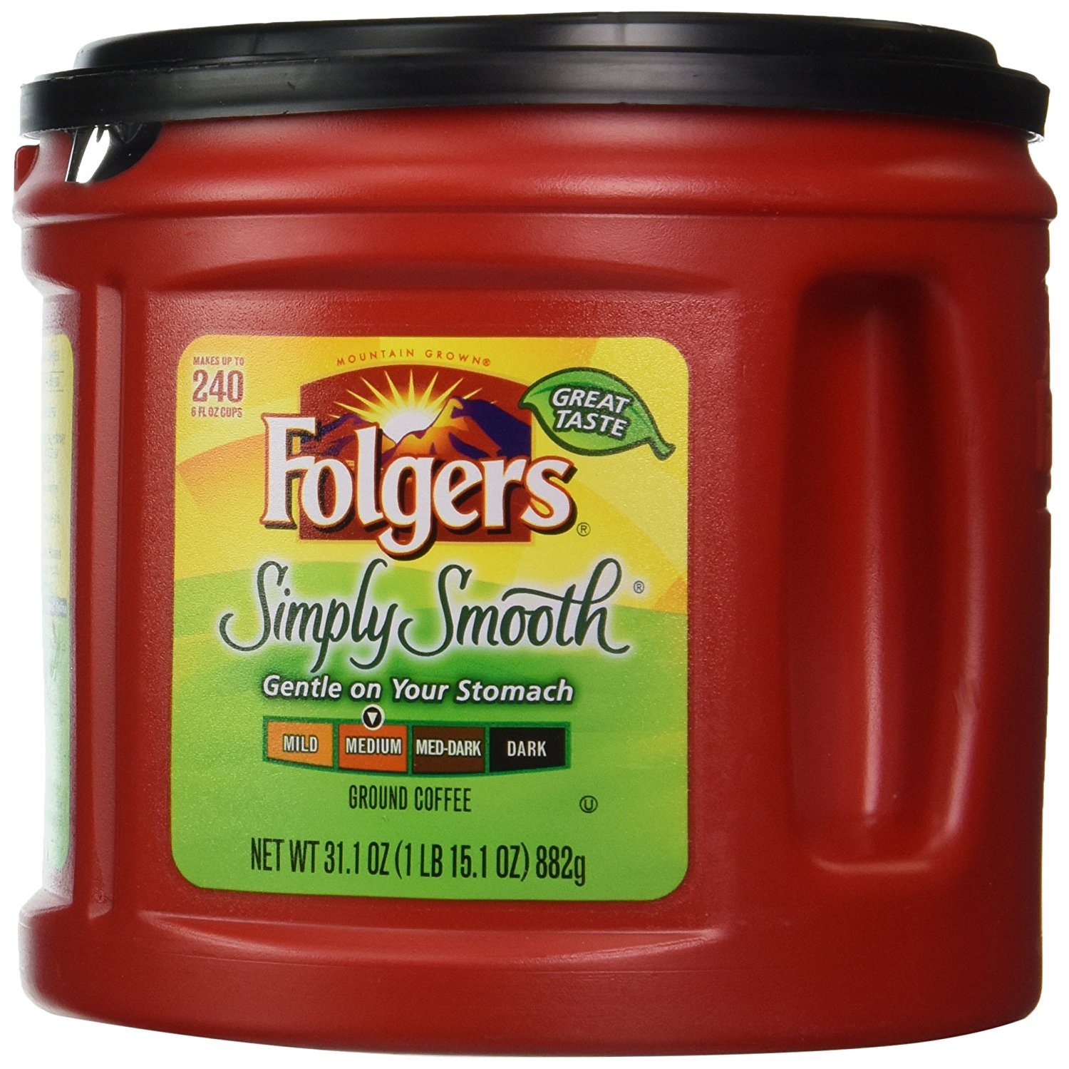 Folgers Simply Smooth Coffee, 31.1 Ounce N12 free image download