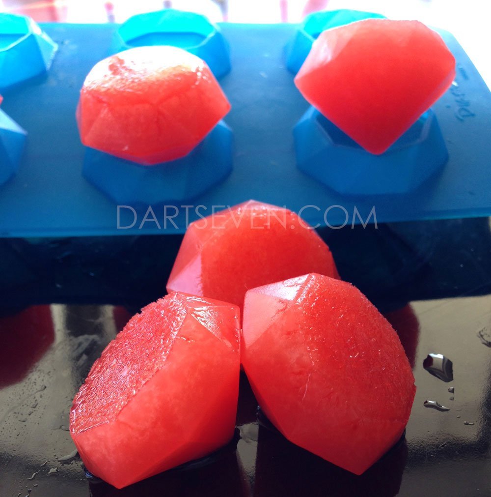 Fancy Diamond Ice Mold - Ice Tray - Cup Cake Topper - Soap - Wax – (6 ...