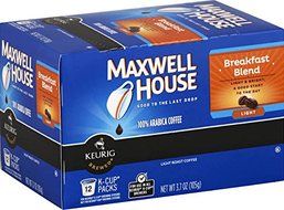 Maxwell House Breakfast Blend Coffee , Single Serve Keurig K-Cup (84 ct) N2