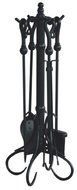Uniflame, F-1056, 5pc Black Wrought Iron Toolset