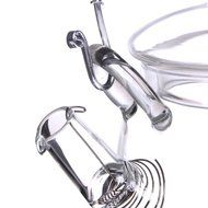 Teakettles, WOLFBUSH Metal Handle Borosilicate Glass Teapot 300ml N5