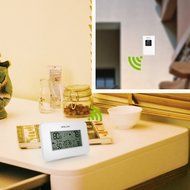 BALDR Weather Station Clock Indoor Outdoor Temperature Humidity Display Weather Forecast Alarm Snooze Calendar... N4