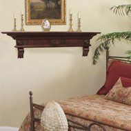 Pearl Mantels Devonshire Traditional Fireplace Mantel Shelf
