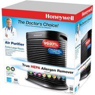 Honeywell True HEPA Allergen Remover Color Black