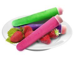 Xcellent Global (3 Pack) Silicone Ice Popsicle Maker / Mold Set Random Color M-HG014 N6