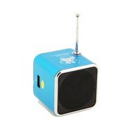 Mini TD-V26 Portable Digital Loudspeaker Box Amplifier USB Radio for iPad iPhone Blue N3