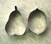Lariy Fruit lemon pear fondant pastry baking metal stainless cookie cutter set