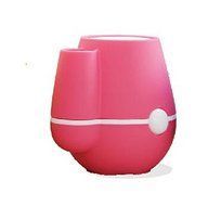 BuyHere USB Powered Vase-shape Humidifier, Rose Red