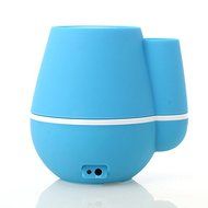 BuyHere USB Powered Vase-shape Humidifier, Rose Red N2