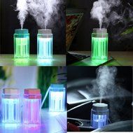 Polygon Angular Cylinder LED Humidifier,Highpot Ultrasound USB Mini Air Diffuser Beatles Aromatherapy Device Humidifier... N2